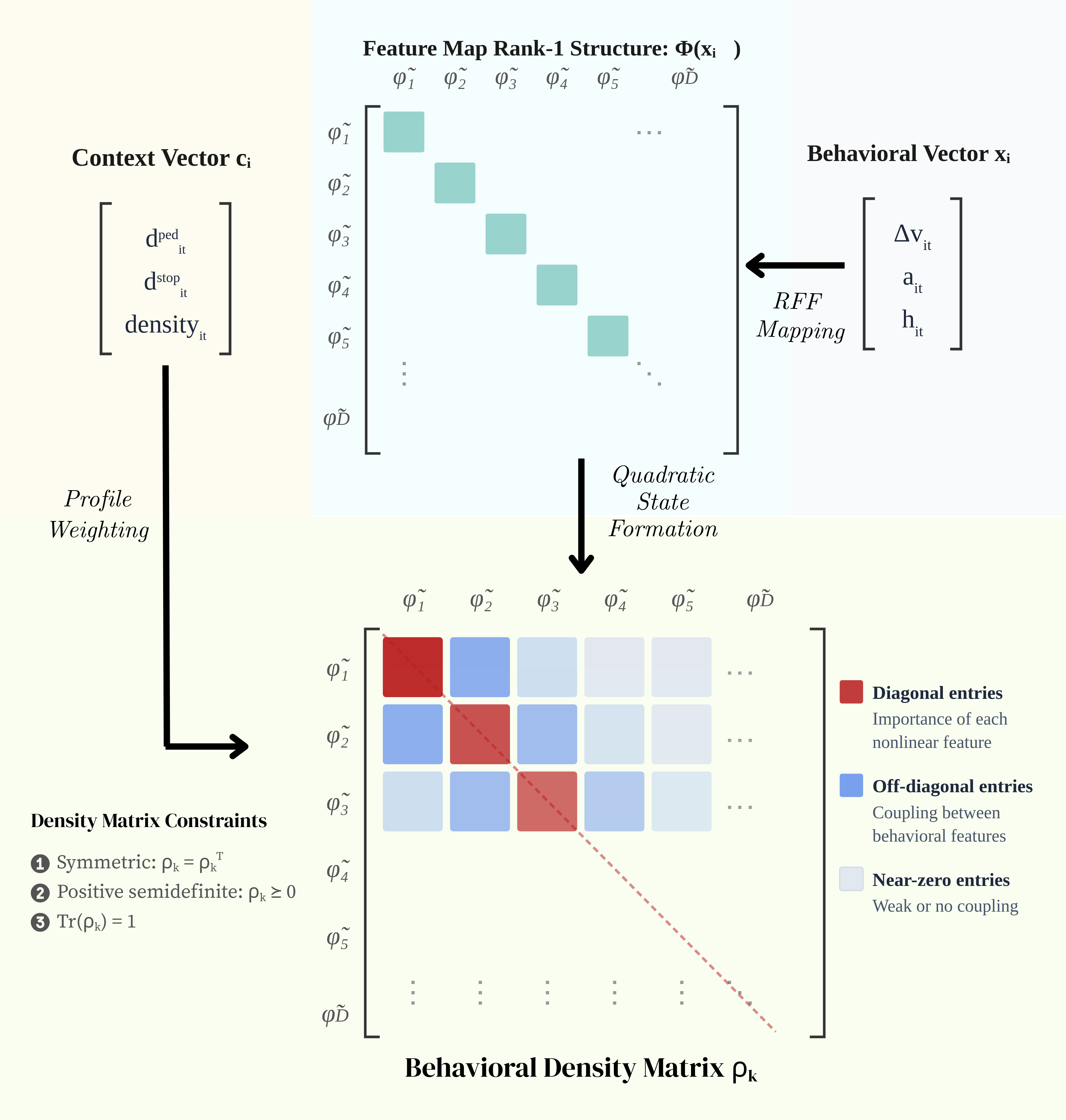 Framework Overview: Density-Matrix Behavioral Representation